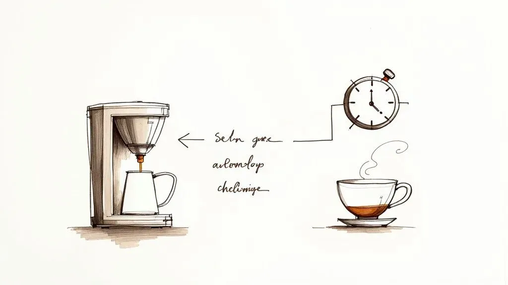 A visual representation of automated gears and processes working together seamlessly
