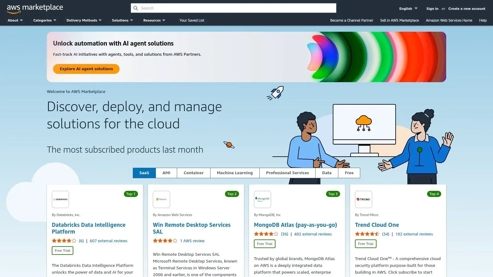 AWS Marketplace – CRM category
